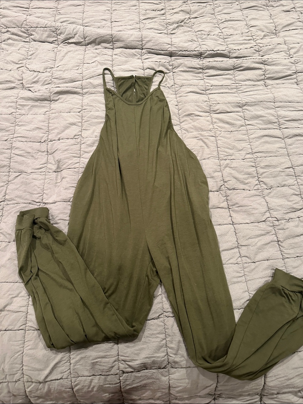 Olive Green Women's Jumpsuit